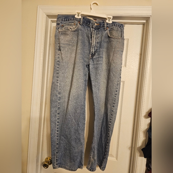 Levi's Other - Levi's 550 Relaxed Fit Classic Blue Denim Jeans W38 L30